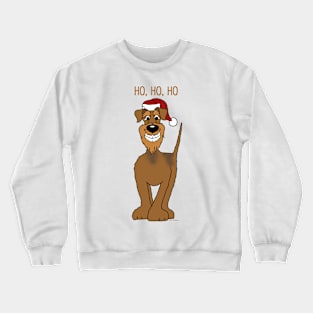 Airedale Terrier Santa Claus Crewneck Sweatshirt